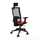 Kontorstol med hovedgrde Piqueras y Crespo 2D066N2 Mrk orange #6