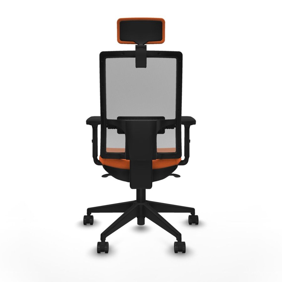 Kontorstol med hovedgrde Piqueras y Crespo 2D066N2 Orange #5