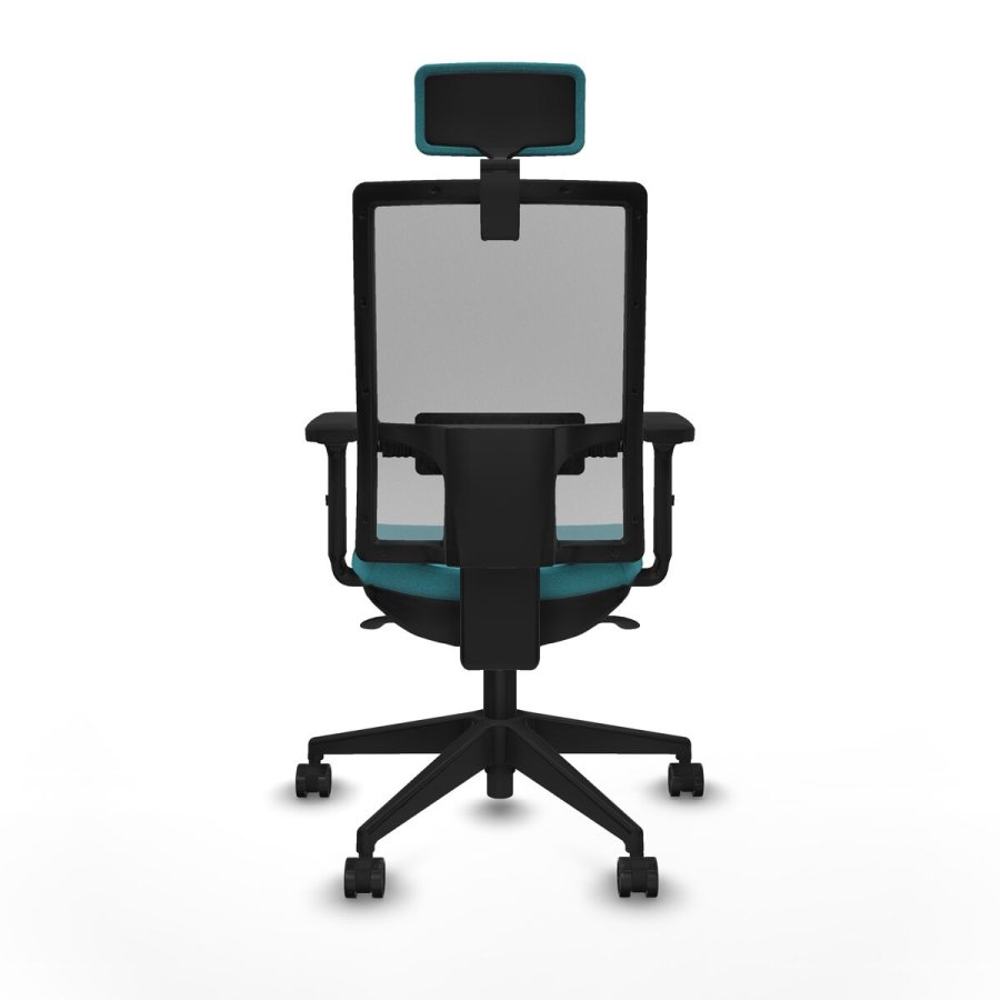 Kontorstol med hovedgrde Piqueras y Crespo 2D066N2 Turkisbl #5