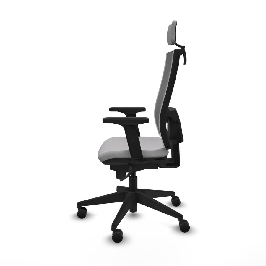 Kontorstol med hovedgrde Piqueras y Crespo 2D066N2 Lysegr #3