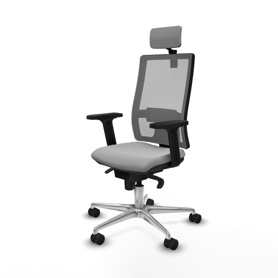 Kontorstol med hovedgrde Piqueras y Crespo 2D086N2 Lysegr #2