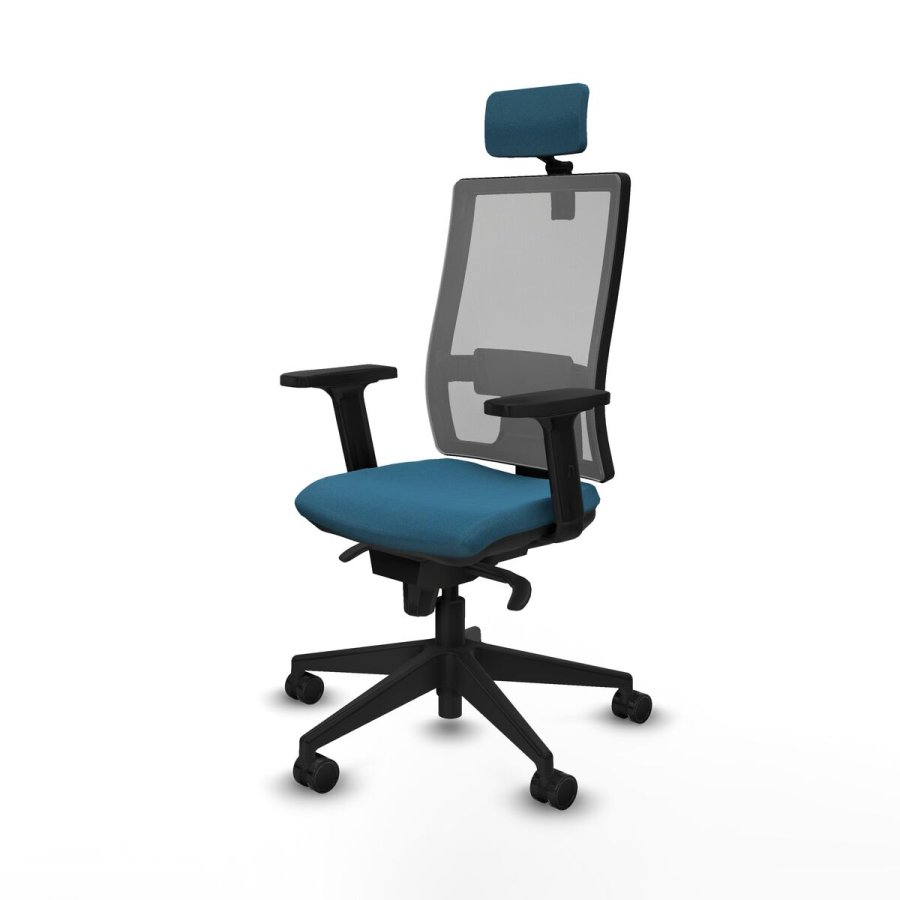 Kontorstol med hovedgrde Piqueras y Crespo 2D066N2 Gr Petroleum grn #2