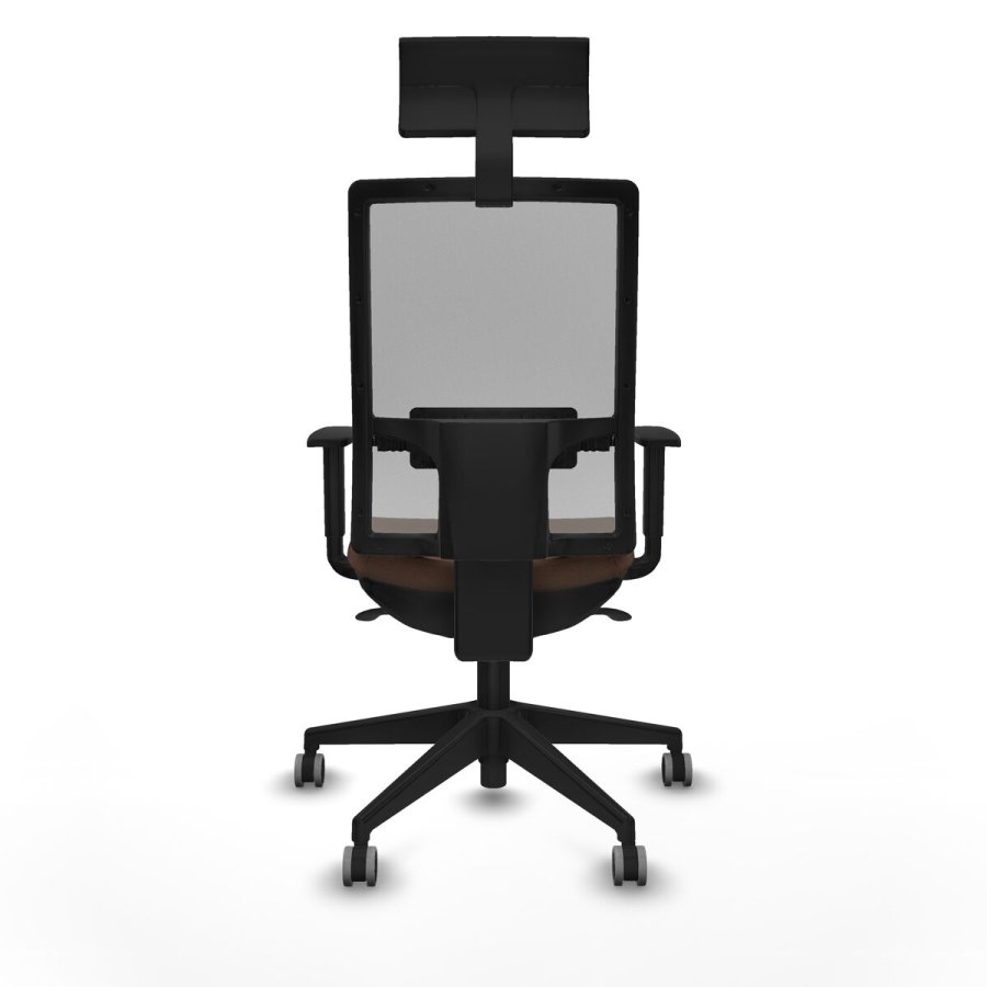 Kontorstol med hovedg�rde Piqueras y Crespo 1D066G1 M�rkebrun #5