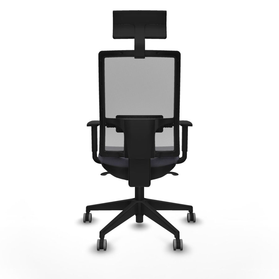 Kontorstol med hovedg�rde Piqueras y Crespo 1D066G1 M�rkegr� #5