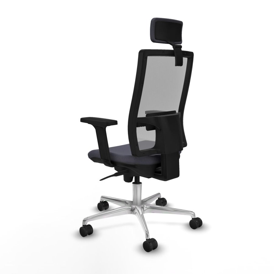 Kontorstol med hovedgrde Piqueras y Crespo 2D086N2 Mrkegr #4