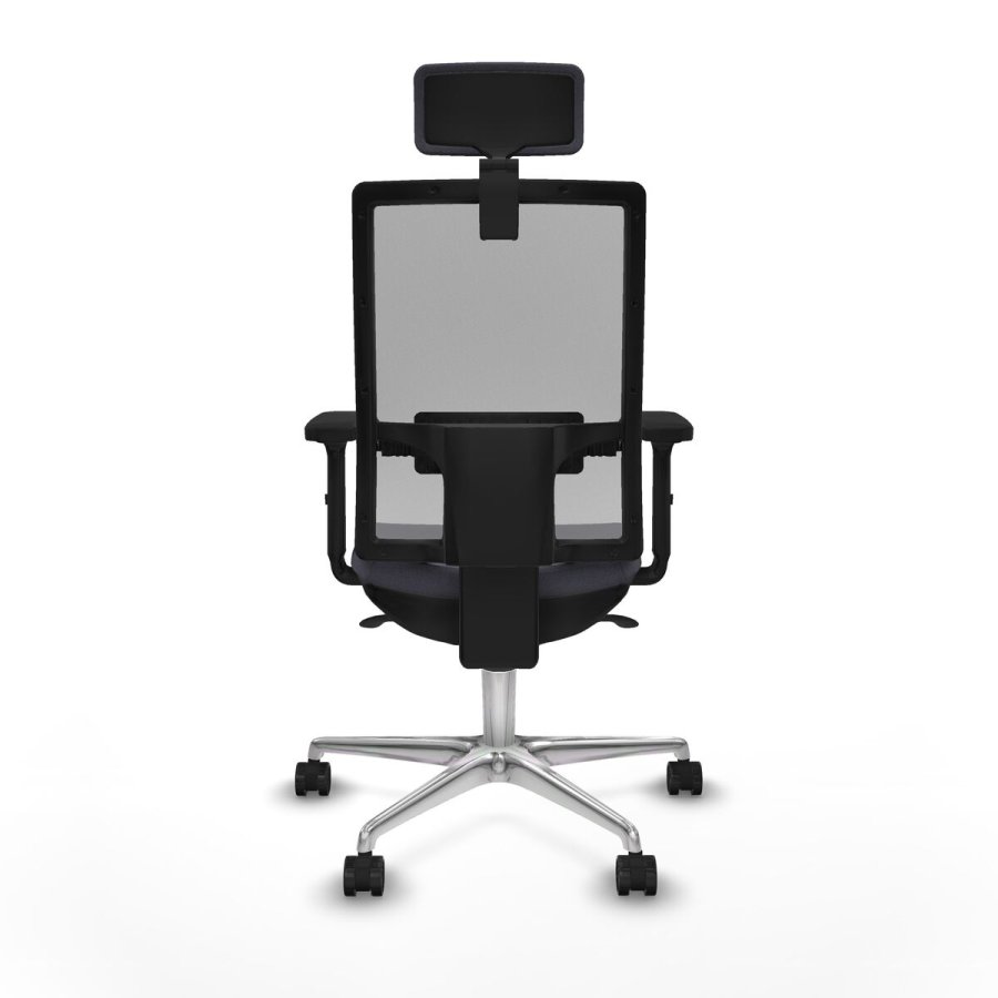 Kontorstol med hovedgrde Piqueras y Crespo 2D086N2 Mrkegr #5