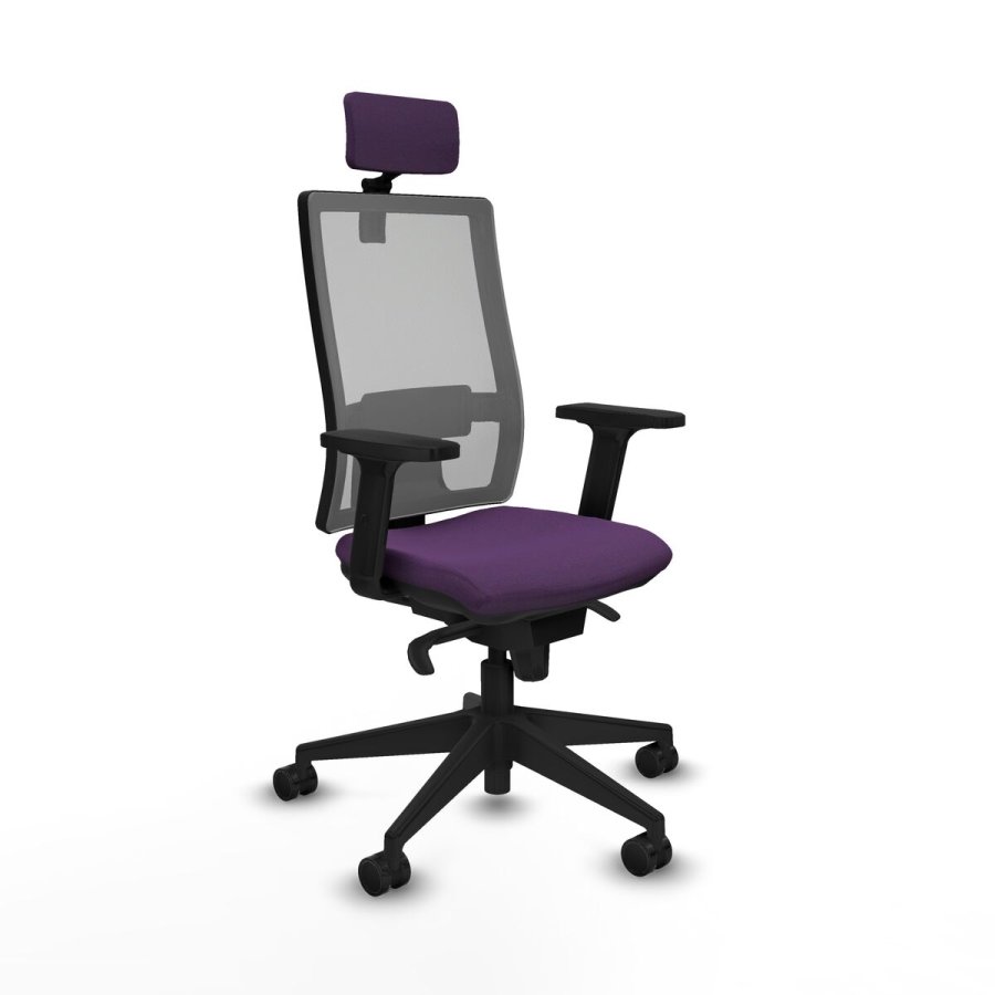 Kontorstol med hovedgrde Piqueras y Crespo 2D066N2 Lilla #1