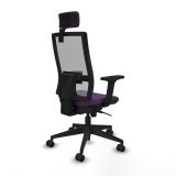 Kontorstol med hovedgrde Piqueras y Crespo 2D066N2 Lilla #6