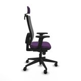 Kontorstol med hovedgrde Piqueras y Crespo 2D066N2 Lilla #7