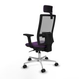 Kontorstol med hovedgrde Piqueras y Crespo 2D086N2 Lilla #4