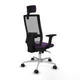 Kontorstol med hovedgrde Piqueras y Crespo 2D086N2 Lilla #6