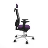 Kontorstol med hovedgrde Piqueras y Crespo 2D086N2 Lilla #7