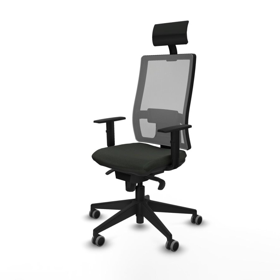 Kontorstol med hovedg�rde Piqueras y Crespo 1D066G1 Sort #2