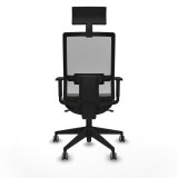 Kontorstol med hovedg�rde Piqueras y Crespo 1D066G1 Sort #5