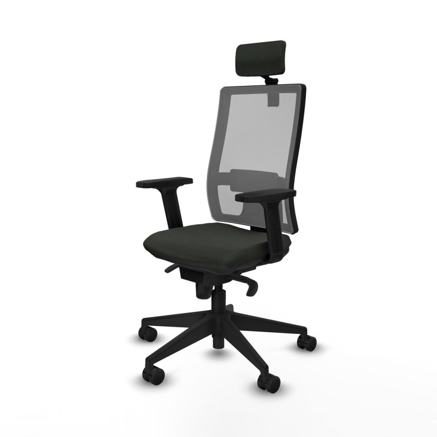 Kontorstol med hovedgrde Piqueras y Crespo 2D066N2 Sort #2