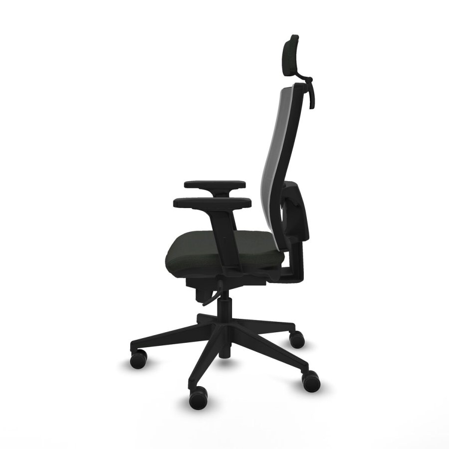 Kontorstol med hovedgrde Piqueras y Crespo 2D066N2 Sort #3