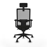 Kontorstol med hovedgrde Piqueras y Crespo 2D066N2 Sort #5