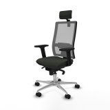 Kontorstol med hovedgrde Piqueras y Crespo 2D086N2 Sort #2