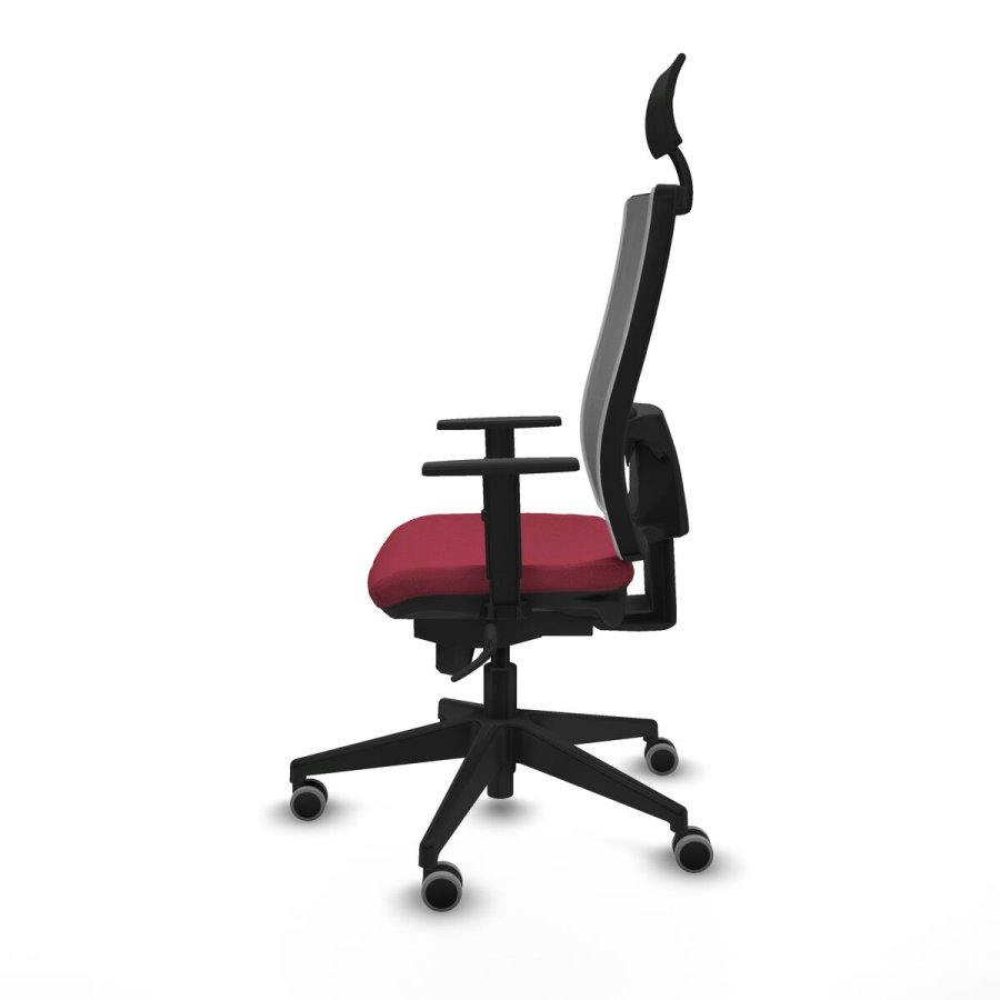 Kontorstol med hovedg�rde Piqueras y Crespo 1D066G1 R�dbrun #3