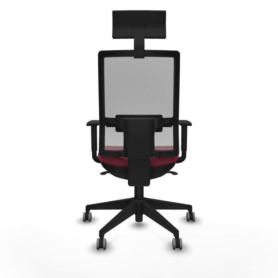 Kontorstol med hovedg�rde Piqueras y Crespo 1D066G1 R�dbrun #5