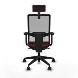 Kontorstol med hovedgrde Piqueras y Crespo 2D066N2 Rdbrun #5