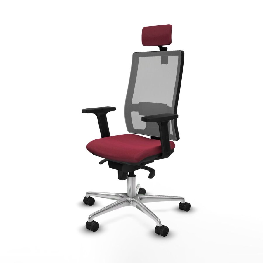 Kontorstol med hovedgrde Piqueras y Crespo 2D086N2 Rdbrun #2