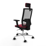 Kontorstol med hovedgrde Piqueras y Crespo 2D086N2 Rdbrun #4