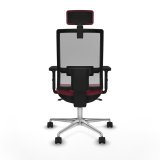 Kontorstol med hovedgrde Piqueras y Crespo 2D086N2 Rdbrun #5