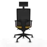 Kontorstol med hovedg�rde Piqueras y Crespo 1D066G1 Gul #5