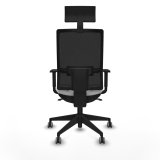 Kontorstol med hovedg�rde Piqueras y Crespo 1D066G1 Hvid #5