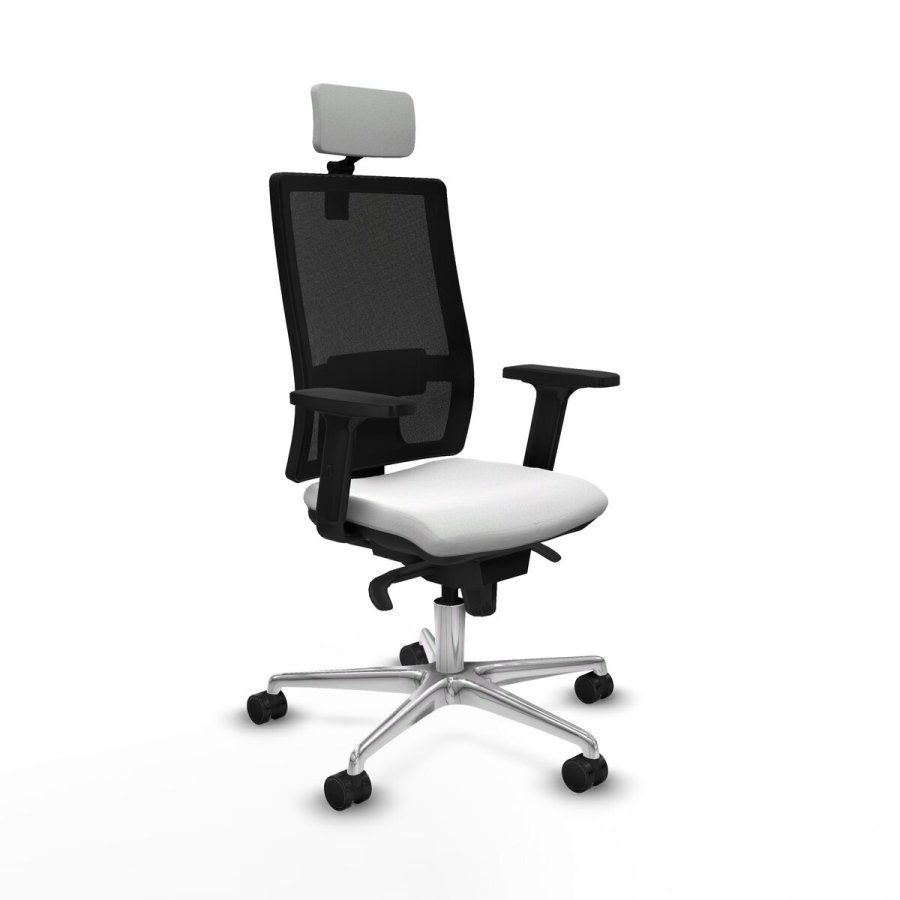 Kontorstol med hovedgrde Piqueras y Crespo 2D086N2 Hvid #1