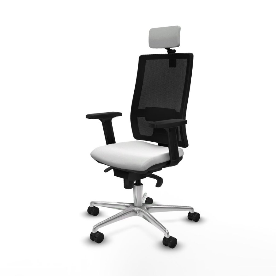 Kontorstol med hovedgrde Piqueras y Crespo 2D086N2 Hvid #2