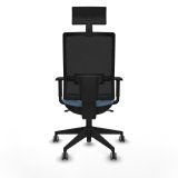 Kontorstol med hovedg�rde Piqueras y Crespo 1D066G1 Himmelbl� #5