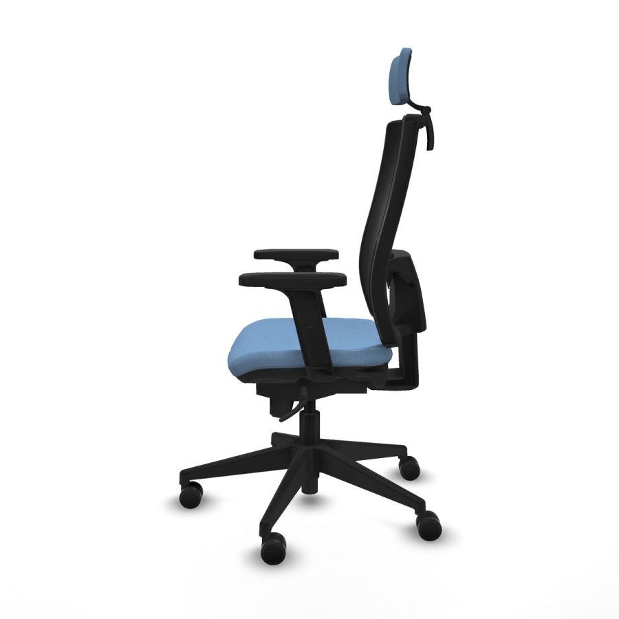 Kontorstol med hovedgrde Piqueras y Crespo 2D066N2 Himmelbl #3