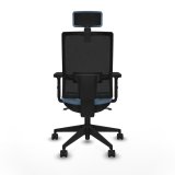 Kontorstol med hovedgrde Piqueras y Crespo 2D066N2 Himmelbl #5