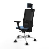 Kontorstol med hovedgrde Piqueras y Crespo 2D086N2 Himmelbl #4