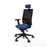 Kontorstol med hovedgrde Piqueras y Crespo 2D066N2 Marinebl #2