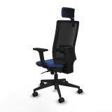 Kontorstol med hovedgrde Piqueras y Crespo 2D066N2 Marinebl #4