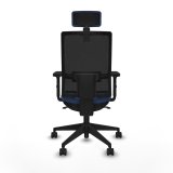 Kontorstol med hovedgrde Piqueras y Crespo 2D066N2 Marinebl #5