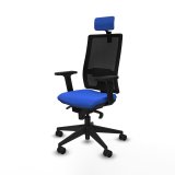 Kontorstol med hovedgrde Piqueras y Crespo 2D066N2 Bl #2