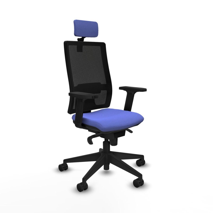 Kontorstol med hovedgrde Piqueras y Crespo 2D066N2 Lysebl #1