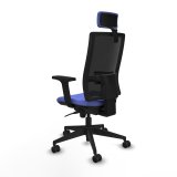 Kontorstol med hovedgrde Piqueras y Crespo 2D066N2 Lysebl #4