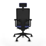 Kontorstol med hovedgrde Piqueras y Crespo 2D066N2 Lysebl #5