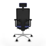 Kontorstol med hovedgrde Piqueras y Crespo 2D086N2 Lysebl #5