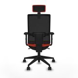 Kontorstol med hovedgrde Piqueras y Crespo 2D066N2 Mrk orange #5