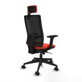 Kontorstol med hovedgrde Piqueras y Crespo 2D066N2 Mrk orange #6