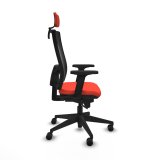 Kontorstol med hovedgrde Piqueras y Crespo 2D066N2 Mrk orange #7