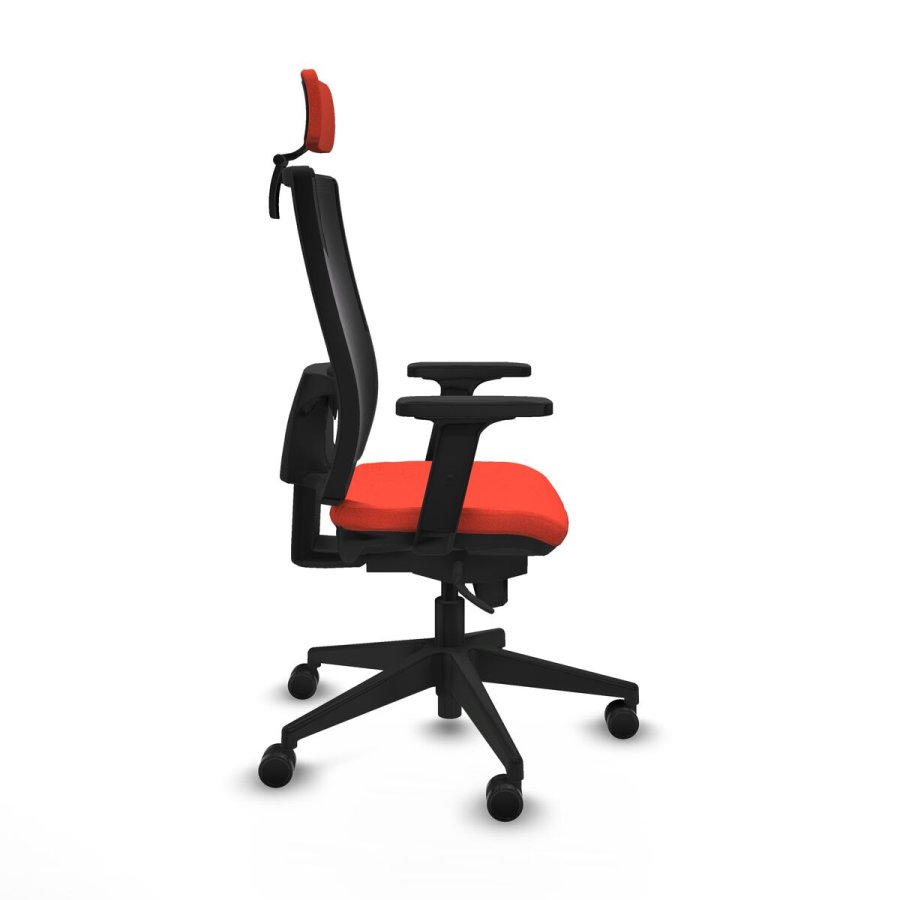 Kontorstol med hovedgrde Piqueras y Crespo 2D066N2 Mrk orange #7