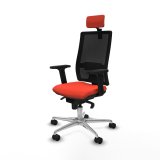 Kontorstol med hovedgrde Piqueras y Crespo 2D086N2 Mrk orange #2