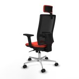 Kontorstol med hovedgrde Piqueras y Crespo 2D086N2 Mrk orange #4